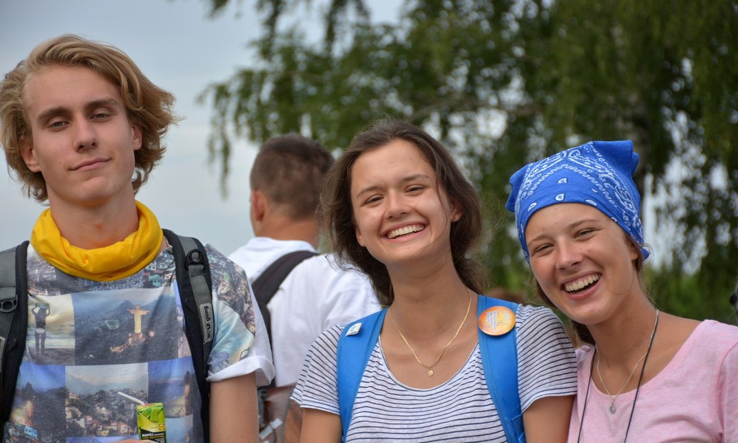 Alicja ze znajomymi na wyjeździe